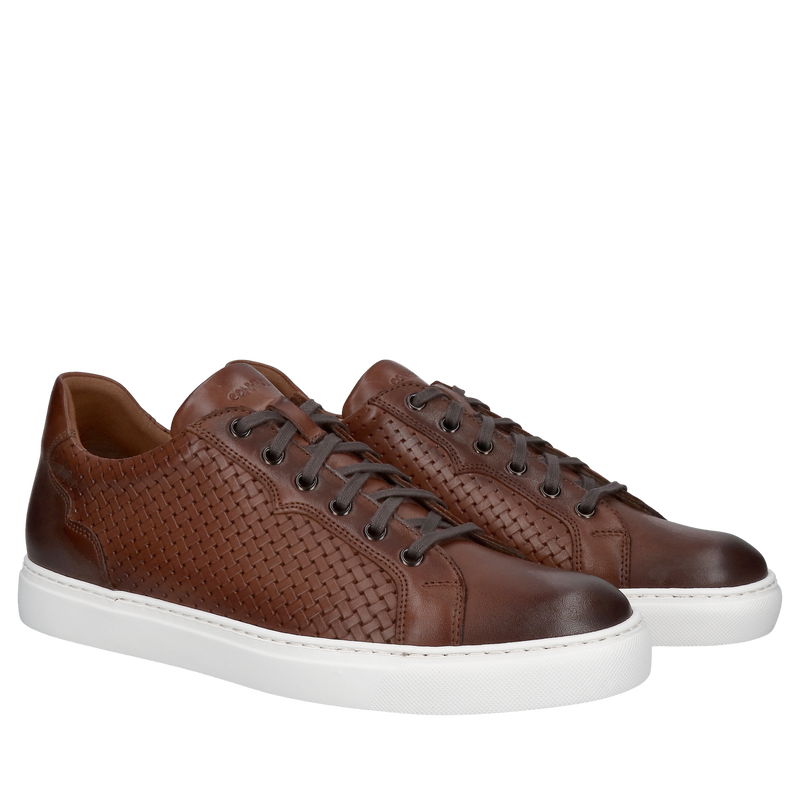 Obuwie męskie sportowe ze skóry naturalnej klasyczny design