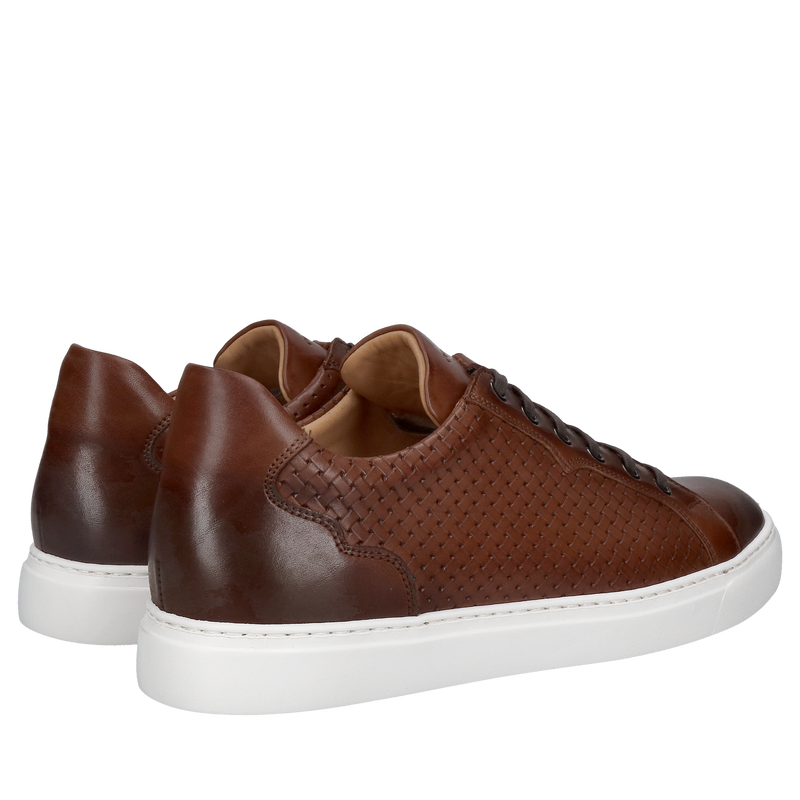 Obuwie męskie sportowe ze skóry naturalnej klasyczny design