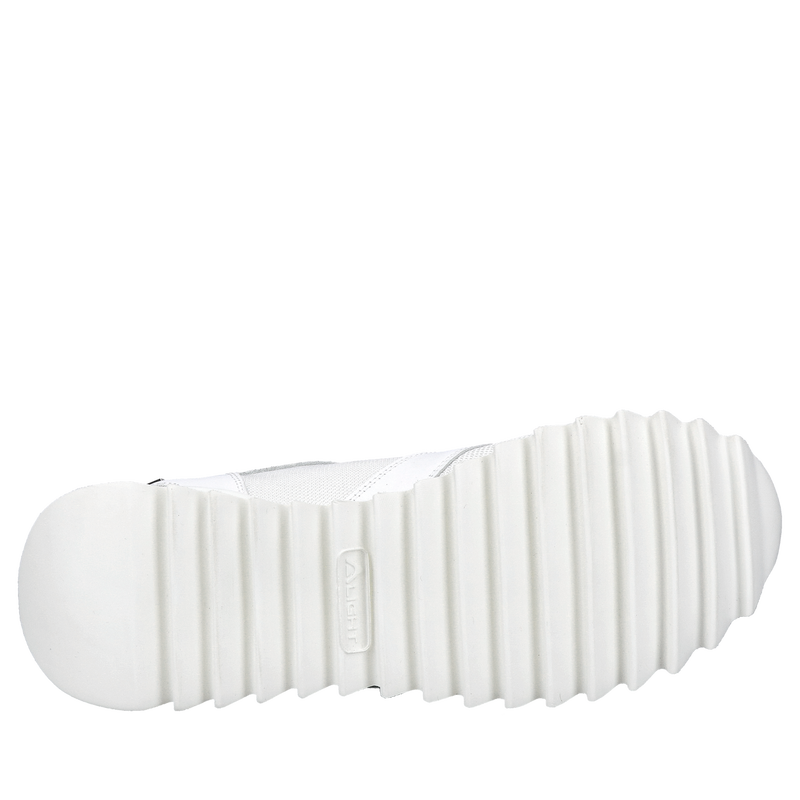 Oryginalne białe sportowe sneakersy, wysoka jakość skóry