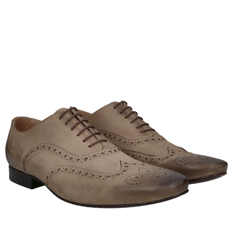 Męskie półbuty na skórzanej podeszwie, model Premium, design i komfort