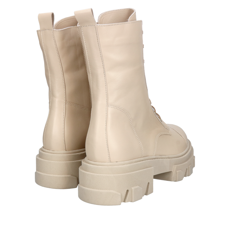 Botki wysokie nieocieplane całoroczne na grubej podeszwie