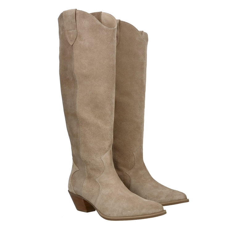 Oryginalne zamszowe kowbojki ze skóry, polska produkcja, wysoka jakość