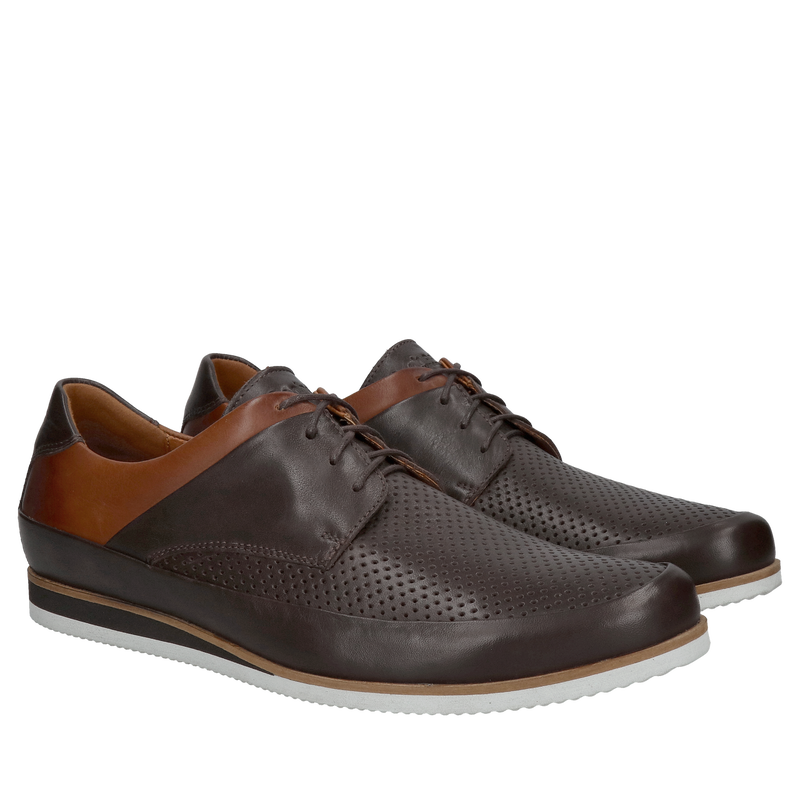 Męskie półbuty na szerszą stopę, większa tęgość, wygodna i komfort