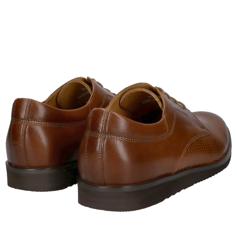 Sznurowane codzienne buty męskie na lato, skóra licowa, wysoka jakość