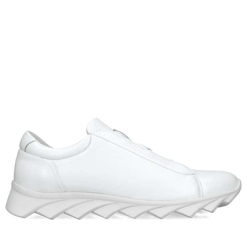 Sneakersy na grubej podeszwie, buty sportowe bez sznurówek męskie
