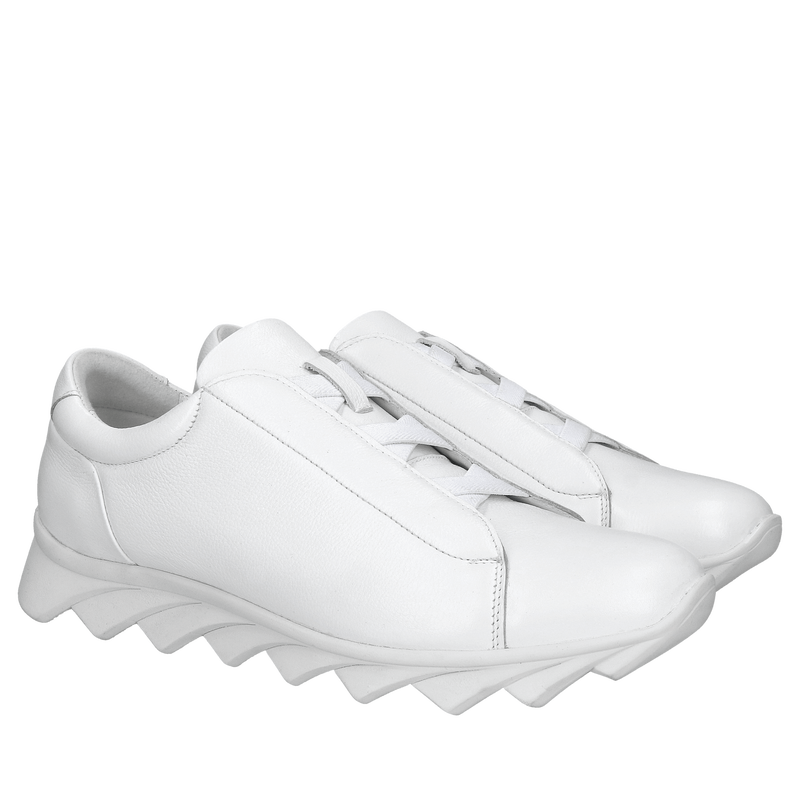 Sneakersy na grubej podeszwie, buty sportowe bez sznurówek męskie