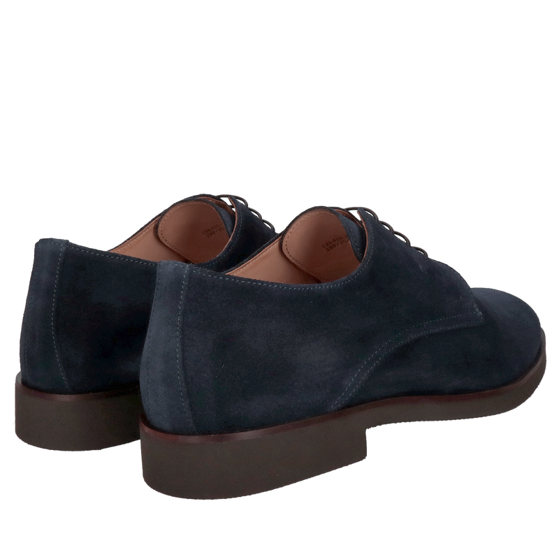 Granatowe derby Hugo - Klasyka z nowoczesnym twistem, Conhpol, Konopka shoes
