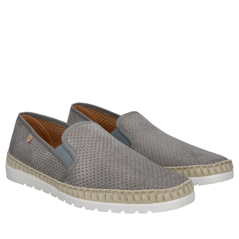 Męskie espadryle ze skóry wygodne, idealne na co dzień