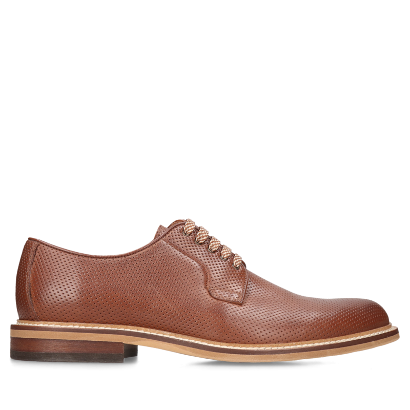 Brązowe derby Oscar, Conhpol, Konopka Shoes Brązowe derby Oscar, Conhpol, Konopka Shoes