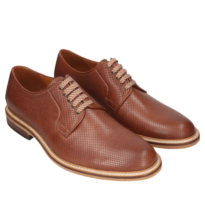 Brązowe derby Oscar, Conhpol, Konopka Shoes Brązowe derby Oscar, Conhpol, Konopka Shoes