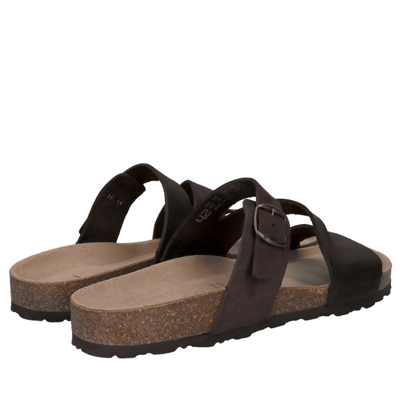 Męskie klapki skórzane, anatomiczna wkładka wygodne i komfortowe