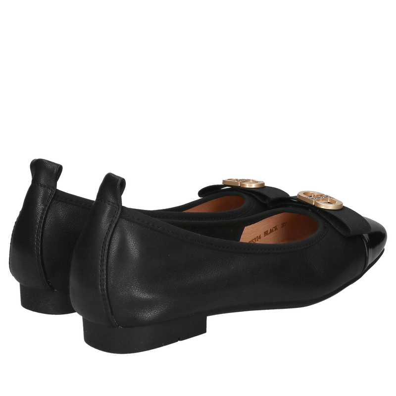 Modne baleriny damskie z lakierowanym noskiem, unikalny design, Konopka shoes Modne baleriny damskie z lakierowanym noskiem, unikalny design, Konopka shoes