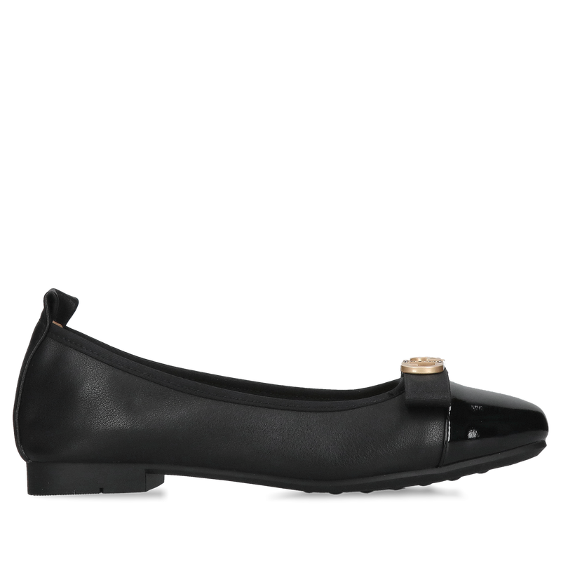 Modne baleriny damskie z lakierowanym noskiem, unikalny design, Konopka shoes Modne baleriny damskie z lakierowanym noskiem, unikalny design, Konopka shoes