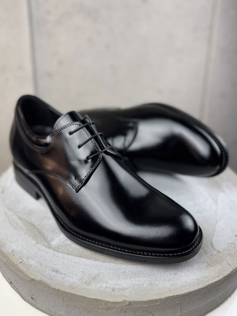 Buty skórzane garniturowe, podwyższające wzrost dla mężczyzn, Conhpol, Konopka shoes