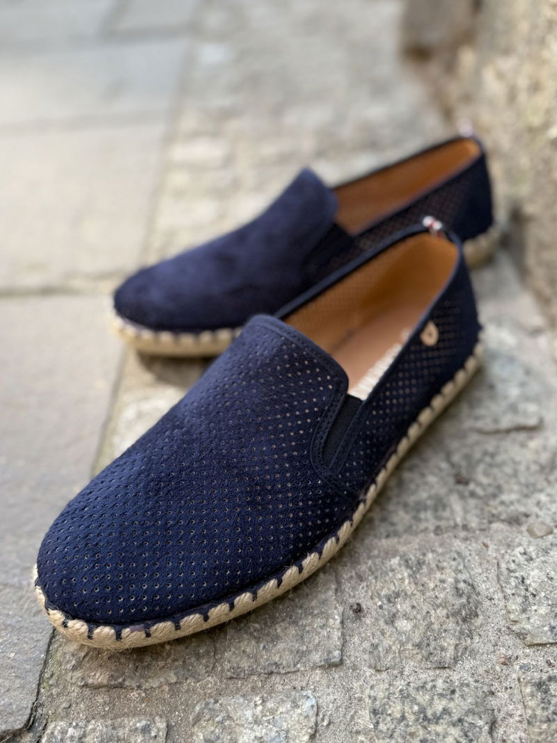 Espadryle skórzane męskie idealne na podróż, plażę i miasto Espadryle skórzane męskie idealne na podróż, plażę i miasto