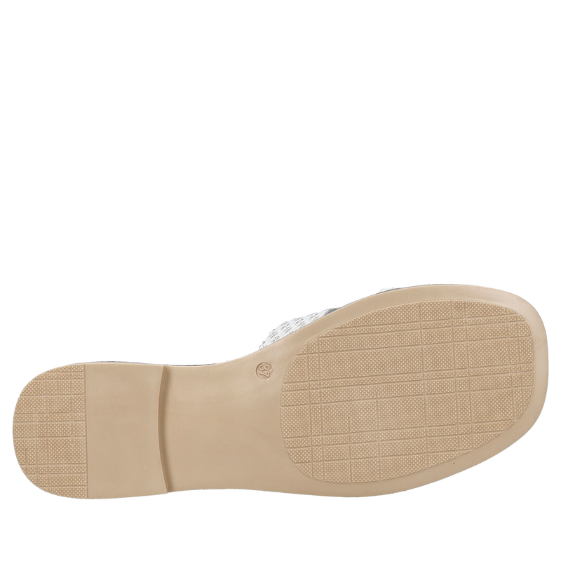 Białe klapki skórzane - must-have w każdej szafie, Konopka shoes Białe klapki skórzane - must-have w każdej szafie, Konopka shoes