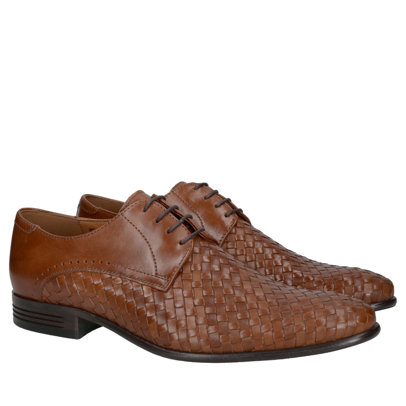 Buty męskie oryginalne, skóra ręcznie pleciona, buty eleganckie męskie brązowe, polski producent obuwia skórzanego Conhpol Buty męskie oryginalne, skóra ręcznie pleciona, buty eleganckie męskie brązowe, polski producent obuwia skórzanego Conhpol