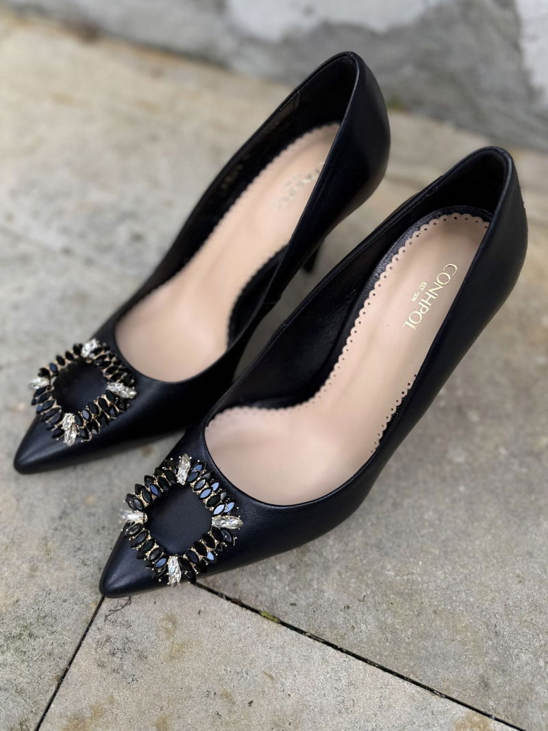 Szpilki damskie, eleganckie czółenka damskie, buty damskie czółenka Conhpol Szpilki damskie, eleganckie czółenka damskie, buty damskie czółenka Conhpol