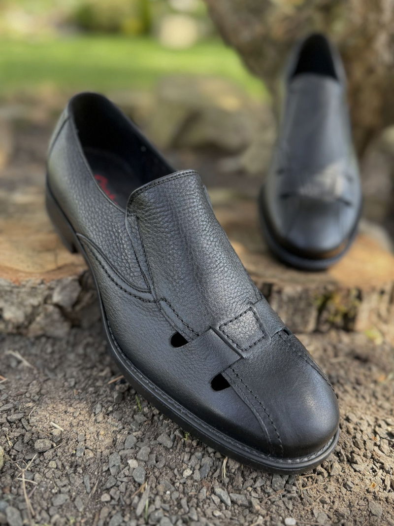Buty letnie męskie, eleganckie buty męskie wsuwane Conhpol