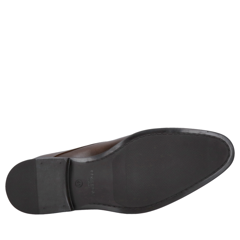 Eleganckie buty męskie do garnituru brązowe, super miękka wkładka Comfort ++, polski producent obuwia skórzanego Conhpol Eleganckie buty męskie do garnituru brązowe, super miękka wkładka Comfort ++, polski producent obuwia skórzanego Conhpol