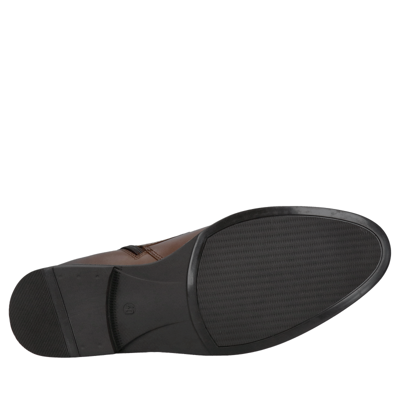 Trzewiki męskie, buty męskie zimowe eleganckie ocieplane Conhpol, botki męskie sznurowane, Konopka Shoes