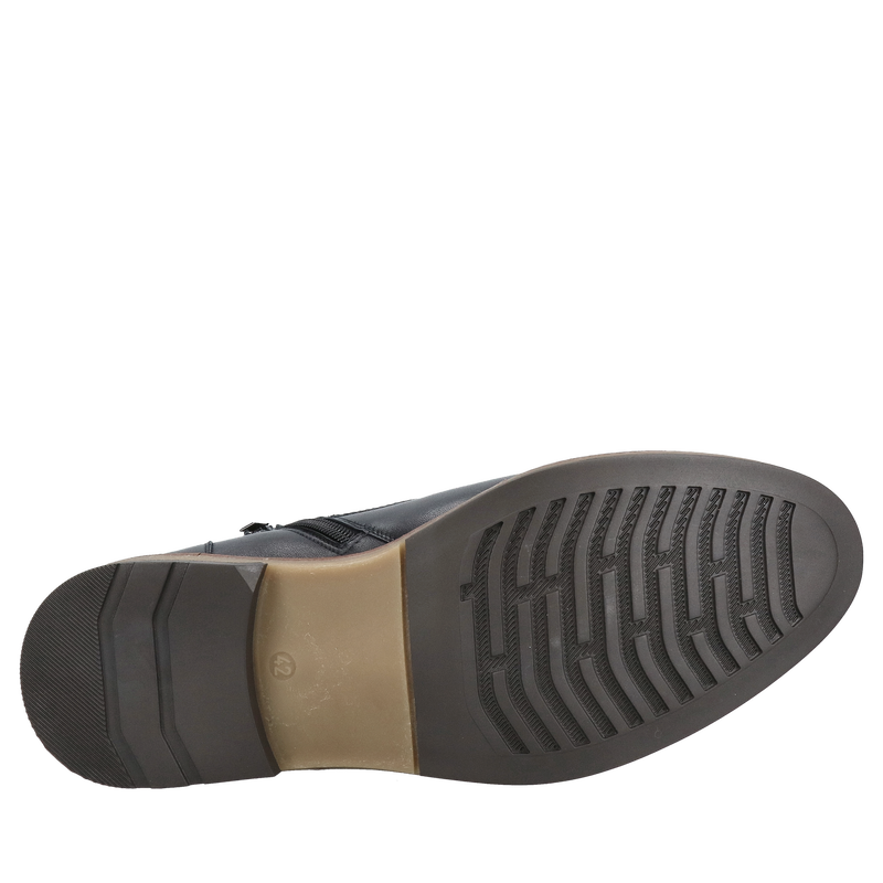 Buty zimowe męskie ocieplane, botki męskie sznurowane, trzewiki męskie Conhpol