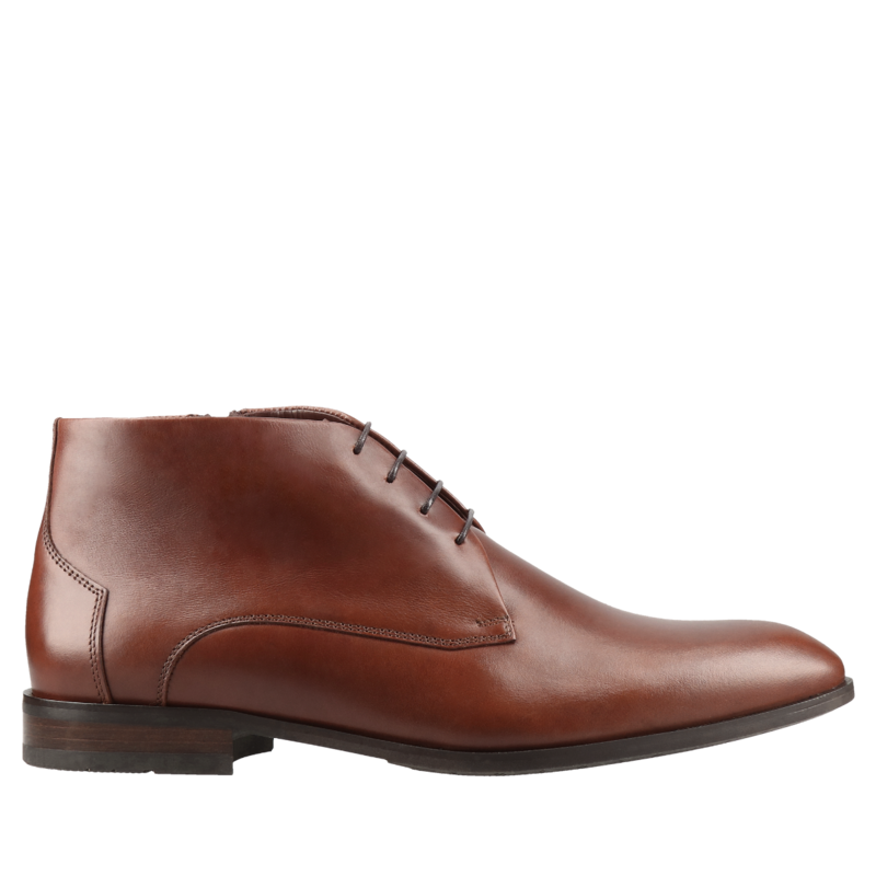 Botki męskie, buty zimowe męskie skórzane ocieplane, buty męskie zimowe eleganckie Conhpol