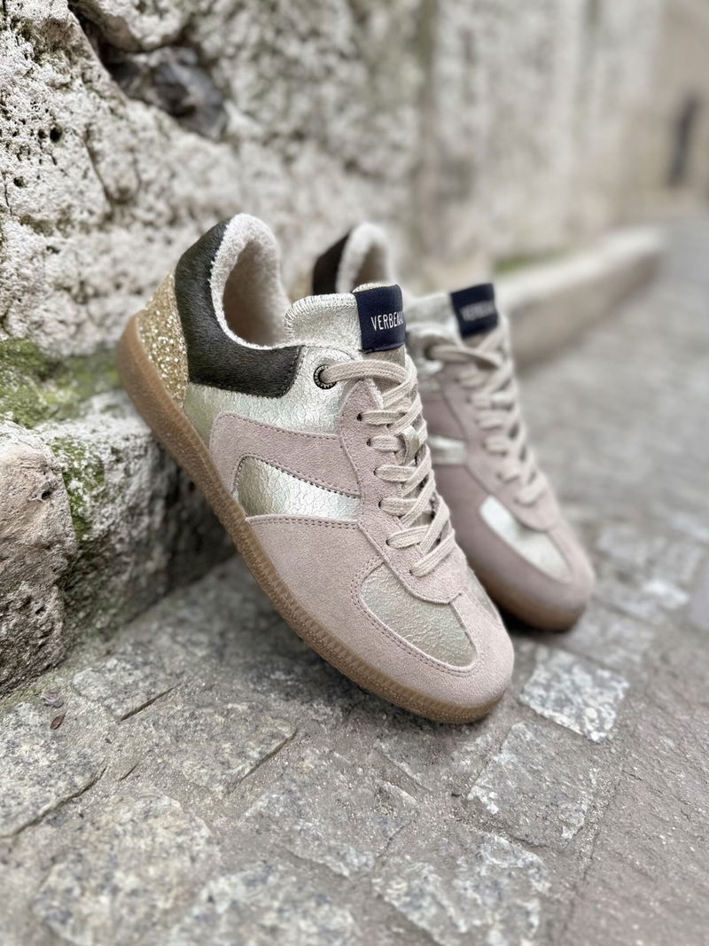 Damskie sneakersy beżowe, miekkie i komfortowe na co dzień Damskie sneakersy beżowe, miekkie i komfortowe na co dzień