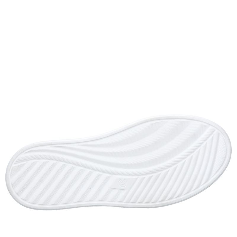 Białe sneakersy damskie na grubej podeszwie, wygodne z miękką wkładką, polski producent TANEX Białe sneakersy damskie na grubej podeszwie, wygodne z miękką wkładką, polski producent TANEX