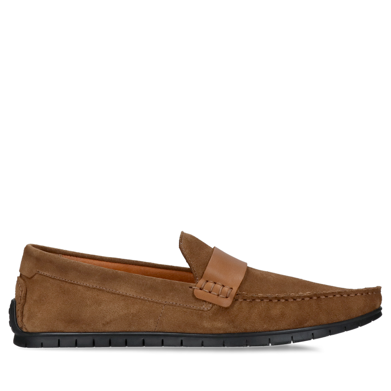 Męskie mokasyny skórzane, miękkie i wygodne Conhpol