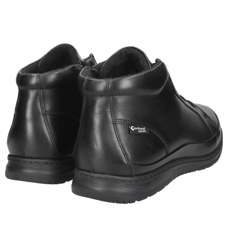 Buty zimowe męskie ocieplane, botki męskie sznurowane, trzewiki męskie Conhpol