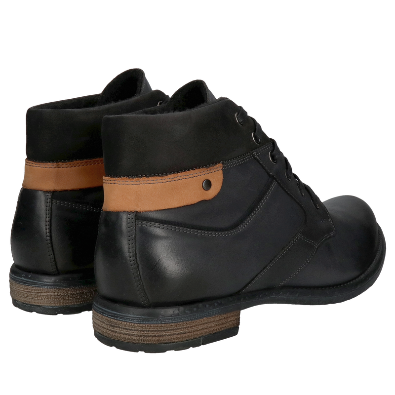 Botki męskie sznurowane, trzewiki męskie Conhpol, botki męskie sznurowane