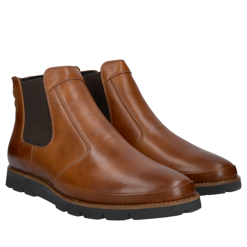 Sztyblety męskie, buty zimowe męskie skórzane ocieplane