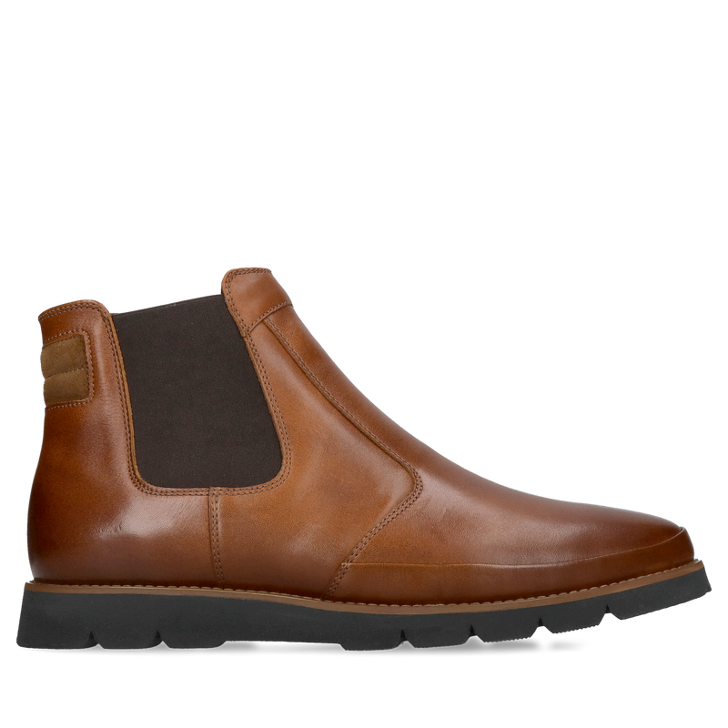 Sztyblety męskie, buty zimowe męskie skórzane ocieplane