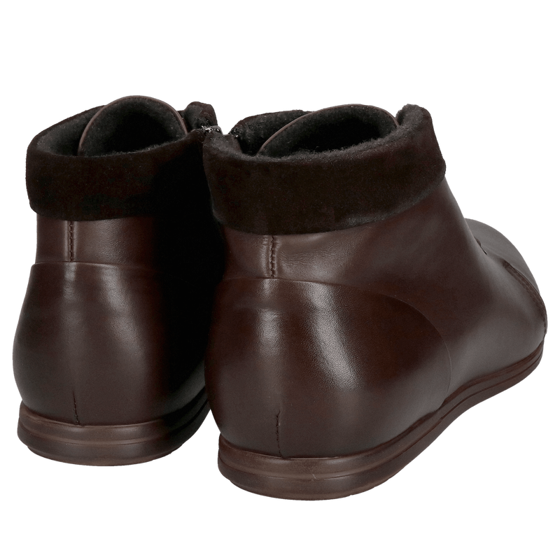 Męski buty zimowe, trzewiki męskie zimowe ocieplane, botki Conhpol sznurowane