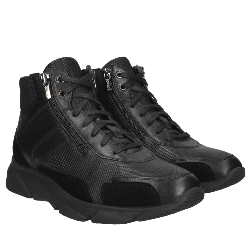 Buty zimowe męskie sportowe ocieplane, ciepłe buty zimowe męskie, botki z zamkiem z przodu