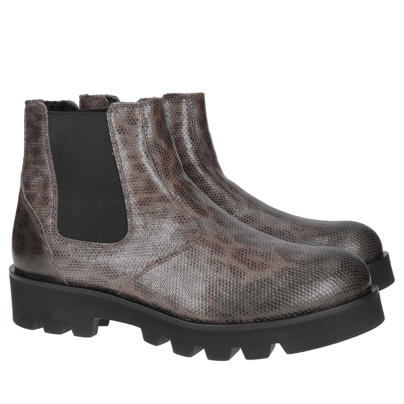 Sztyblety damskie ze skóry naturalnej, botki damskie, Konopka Shoes