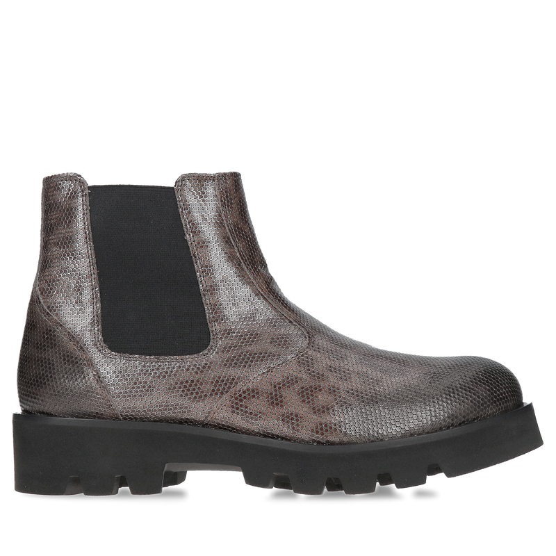 Sztyblety damskie ze skóry naturalnej, botki damskie, Konopka Shoes