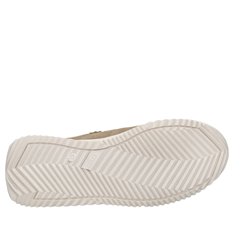 Wygodne sneakersy damskie w skórze zamszowej - miękkie i komfortowe Wygodne sneakersy damskie w skórze zamszowej - miękkie i komfortowe