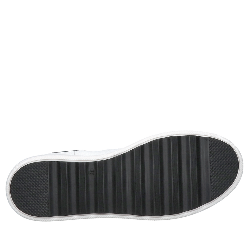 Damskie skórzane białe sneakersy na wygodnej podeszwie, miękka skóra naturalna, wyjmowana wkładka skórzana Damskie skórzane białe sneakersy na wygodnej podeszwie, miękka skóra naturalna, wyjmowana wkładka skórzana