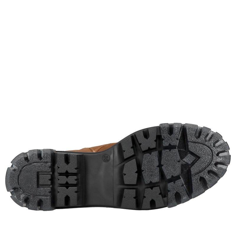 Botki zamszowe damskie ocieplane na grubej podeszwie, polski producent obuwia skórzanego, Konopka Shoes