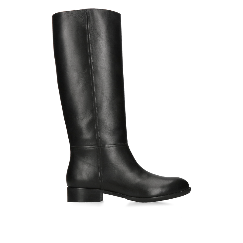 Kozaki damskie skórzane z szeroką cholewą, wysoka jakość i komfort