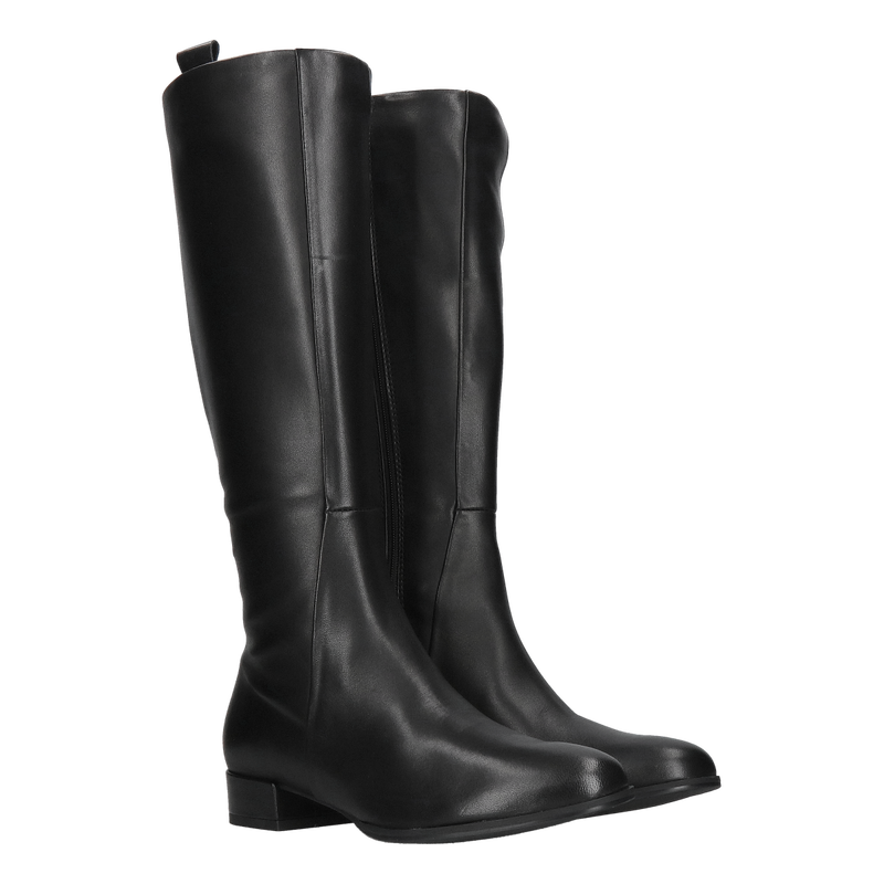 Kozaki damskie, oficerki z miękkiej skóry naturalnej, polski producent Conhpol