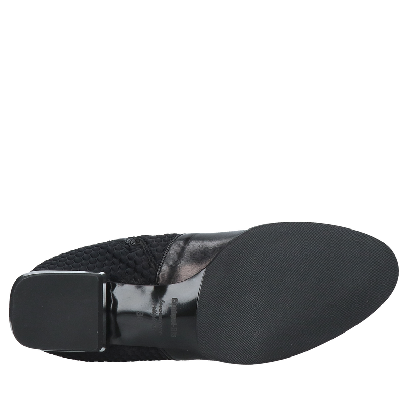 Botki damskie na niskim ozdobnym obcasie, wygodna i elegancja w jednym, Konopka Shoes