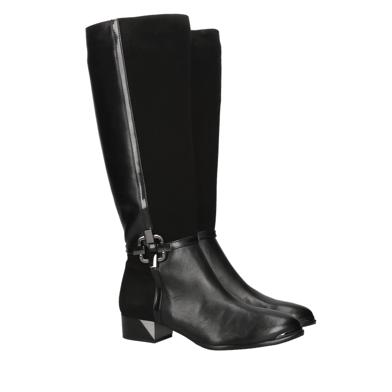 Wygodne kozaki damskie ze skóry naturalnej, kozaki pod kolano, eleganckie i stylowe z wysoką jakością wykonania