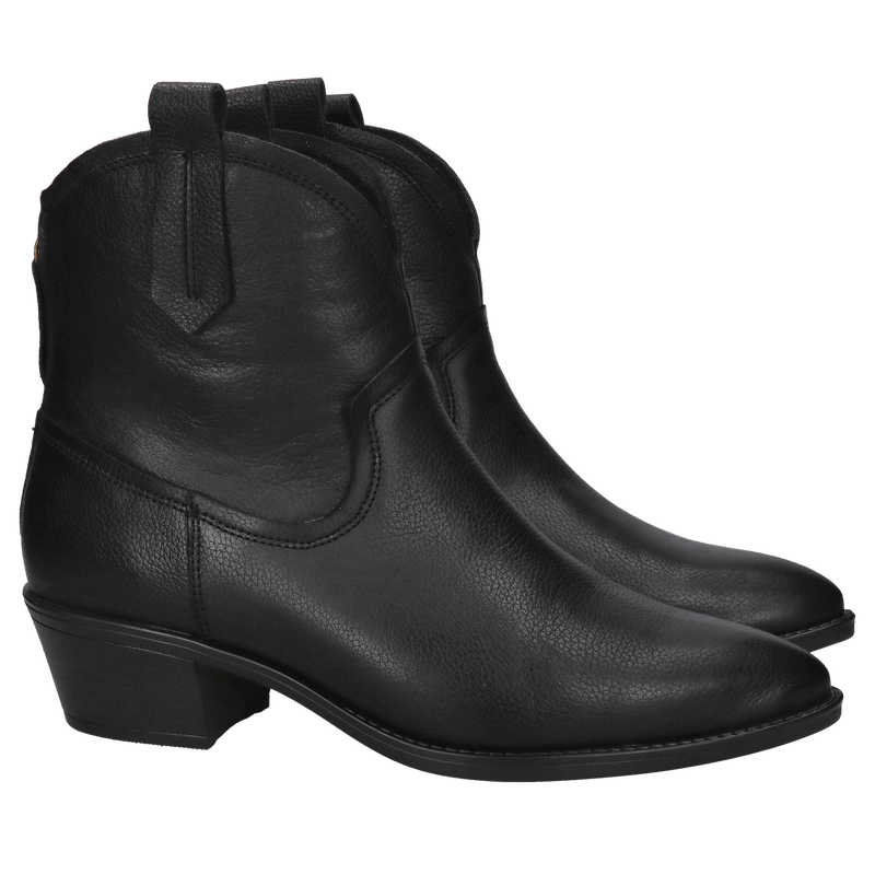 Damskie kowbojki czarne, wygodne botki damskie, Konopka shoes