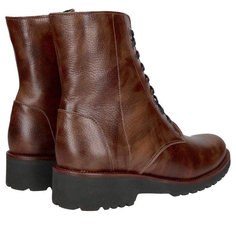 Trzewiki zimowe damskie, klasyczne sznurowany, wygodny i miękki