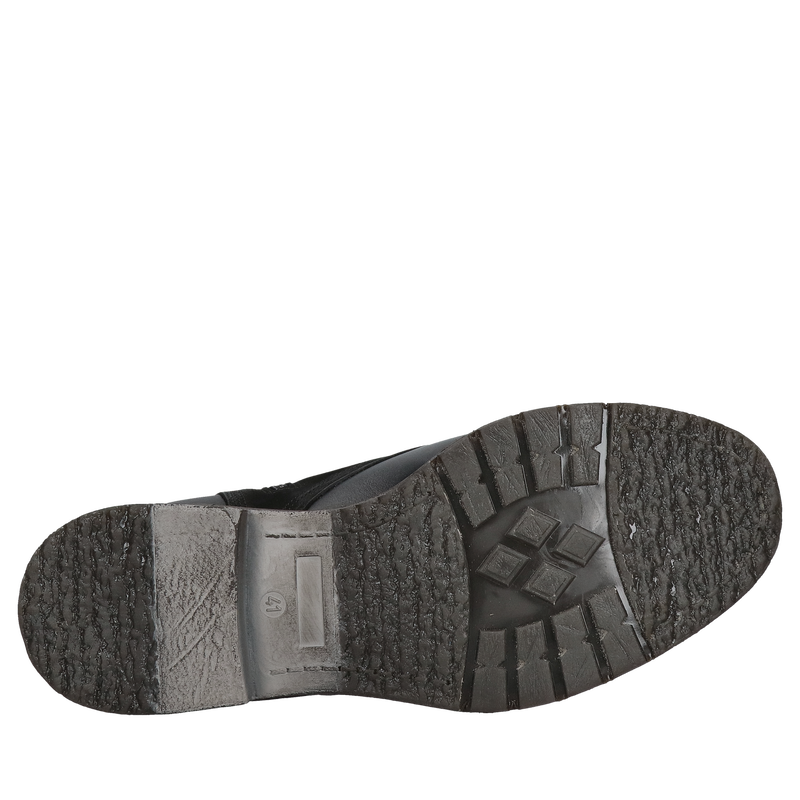 Męskie botki zimowe ocieplane na grubszej podeszwie