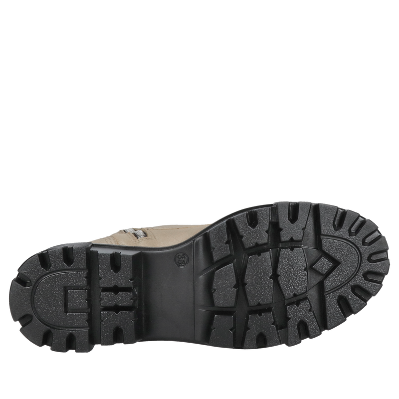 Botki skórzane damskie nie ocieplane z wysokim sznurowaniem, Conhpol BIS, Konopka Shoes,