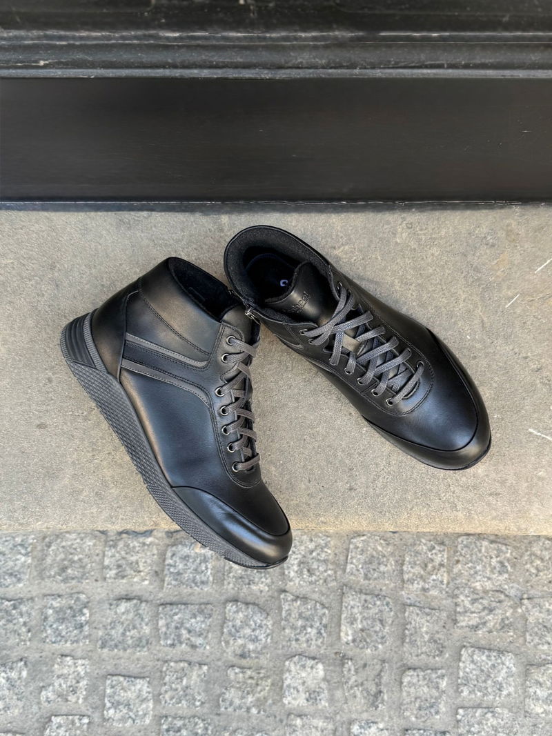 Buty zimowe męskie sportowe ocieplane, ciepłe buty zimowe męskie Conhpol, Konopka Shoes